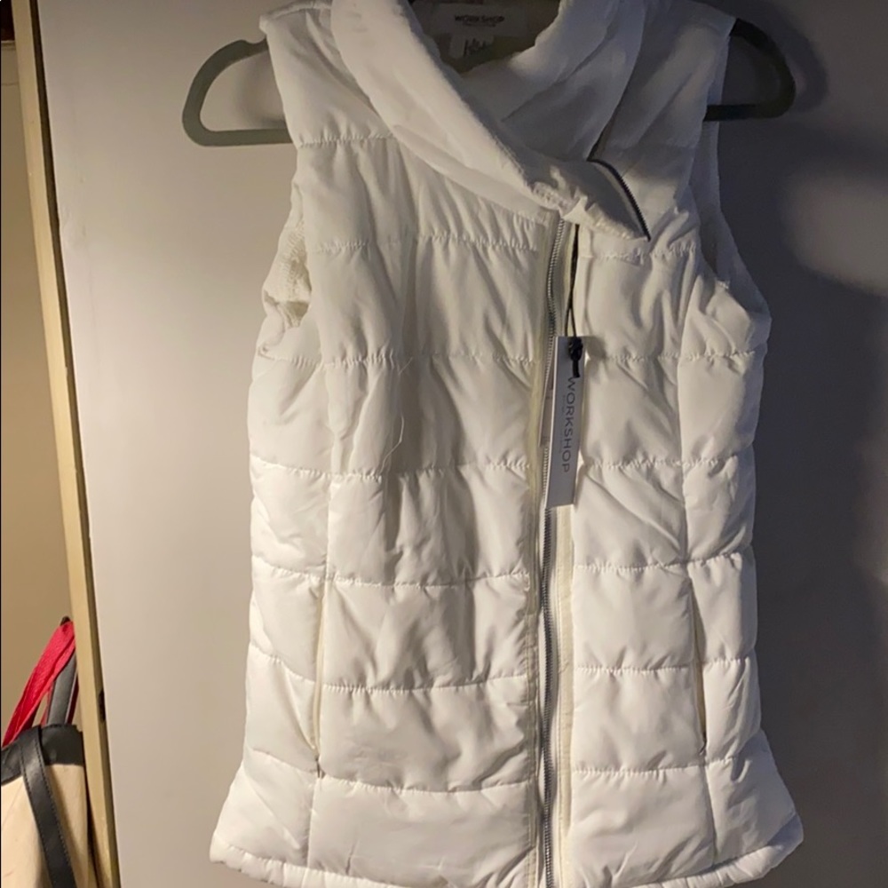 NWT WORKSHOP VEST COAT L